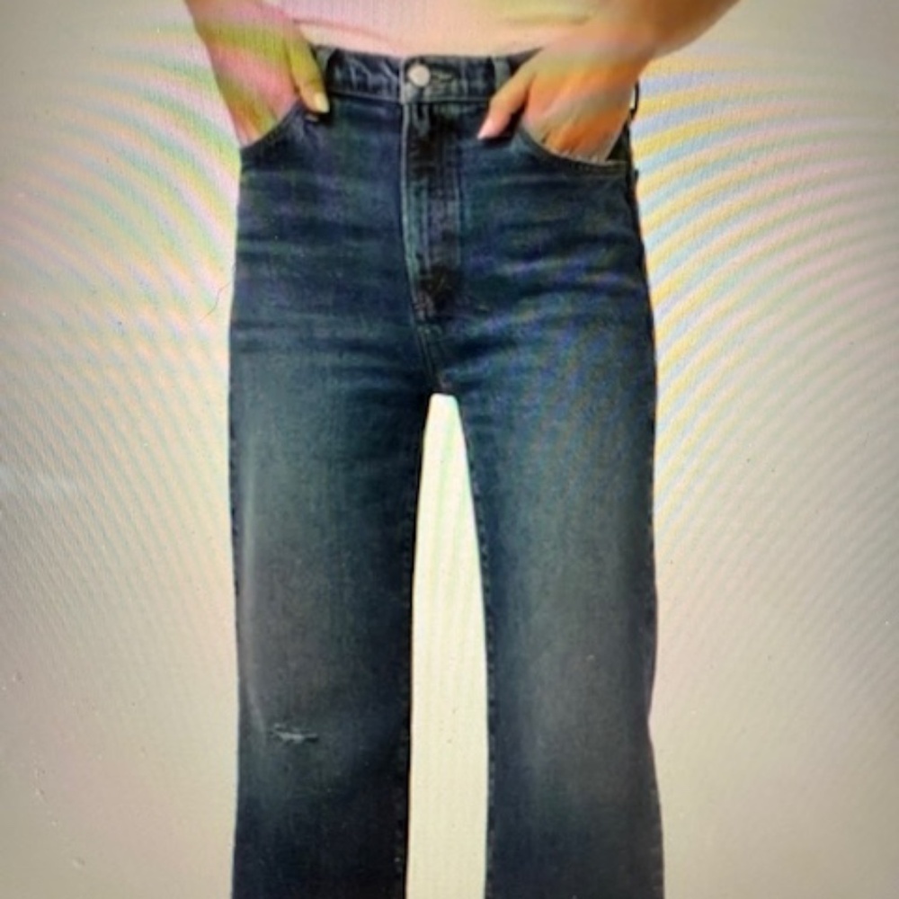 Joe's Jeans The Blake: Piazza Grind Wide Leg High Rise Crop EUC